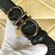 Best Copy Salvatore Ferragamo Stripped Leather Belt All Black (5)_th.jpg